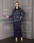 BAJU KURUNG KEDAH BIDASARI (NAVY)